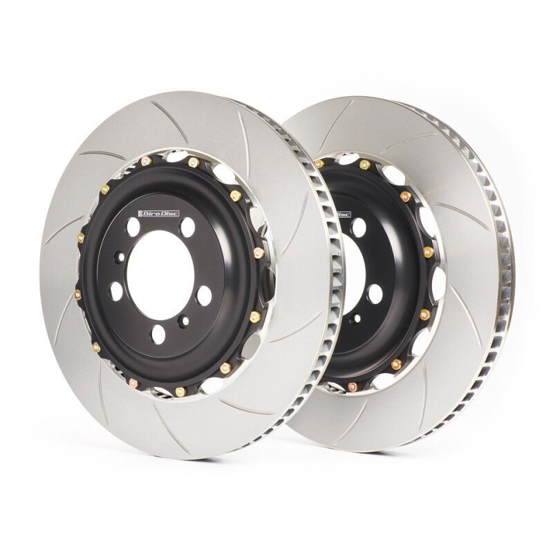 GiroDisc 13 - 14 Ford Mustang GT500 | S197 22mm Thick 350mm Slotted Rear Rotors - JDMuscleShop the look 2girA2-091