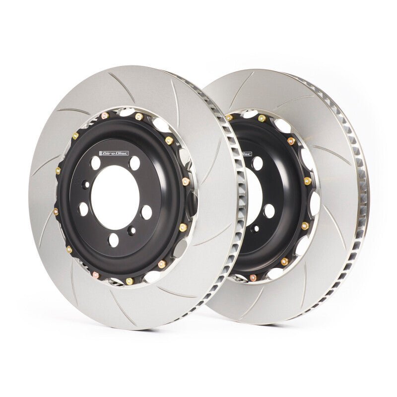 GiroDisc Chevrolet Corvette Z06 (C8) Slotted Rear Rotors with Factory Iron Rotors by GiroDisc Part A2 - 319 | girA2 - 319 - JDMuscleSPK588179
