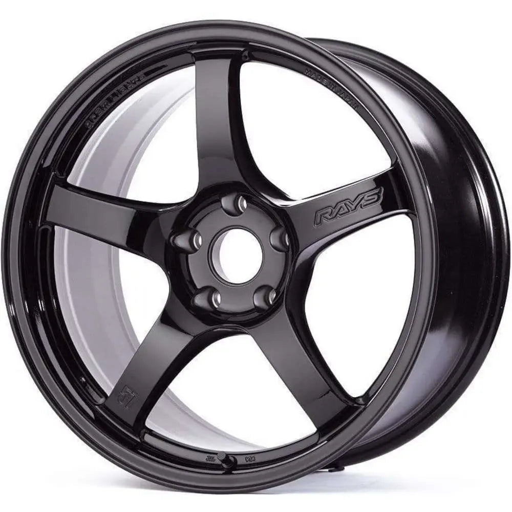 Gram Lights 57CR 19X9.5 +25 5 - 114.3 - Semi Gloss Black | WGCR425EH - JDMuscleWheelsglsWGCR425EH