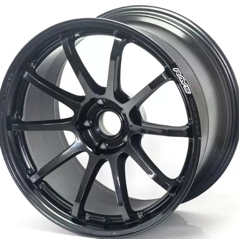Gram Lights 57NR 18X8.5 +38 5 - 120 Glass Black Wheel | WGNV38W6NJ - JDMuscleWheelsglsWGNV38W6NJ