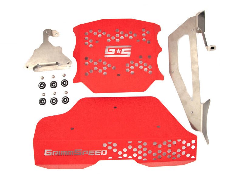 GrimmSpeed Red Engine Cover Kit for 2022+ Subaru BRZ and Toyota GR86 - JDMuscleSPK851623