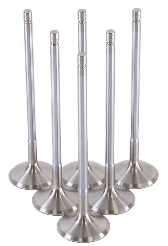 GSC Power Division Toyota G16E - GTS 32mm Chrome Polished Exhaust Valve Set of 6 | gsc2195 - 6 - JDMuscleSPK837128