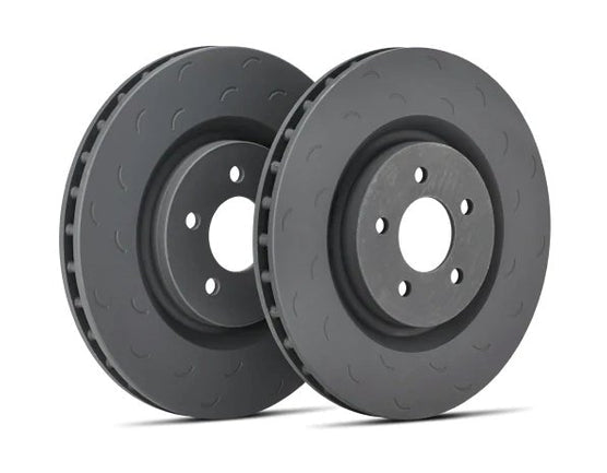 Hawk 05 - 17 STI Talon Series Slotted Front Rotor Pair | HTS4914 - JDMuscleBrake RotorsHTS4914