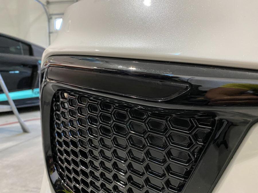 JDM DRL Bezel Overlays - 2018 - 2020 WRX / STI - JDMuscleFog / DRL15WRXFGDRLSTDark Smoke Stealth