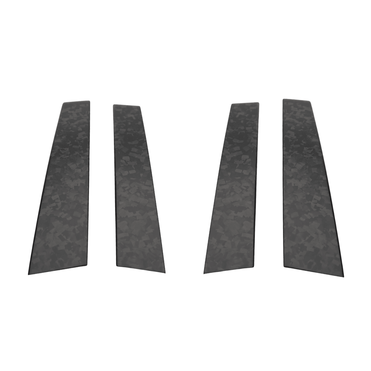 JDMuscle 23 - 26 Toyota GR Corolla Carbon Fiber Exterior B - Pillar Covers (4PC) - JDMuscleExterior GarnishesJDM-E210-24169MFCMatte Forged Carbon Fiber