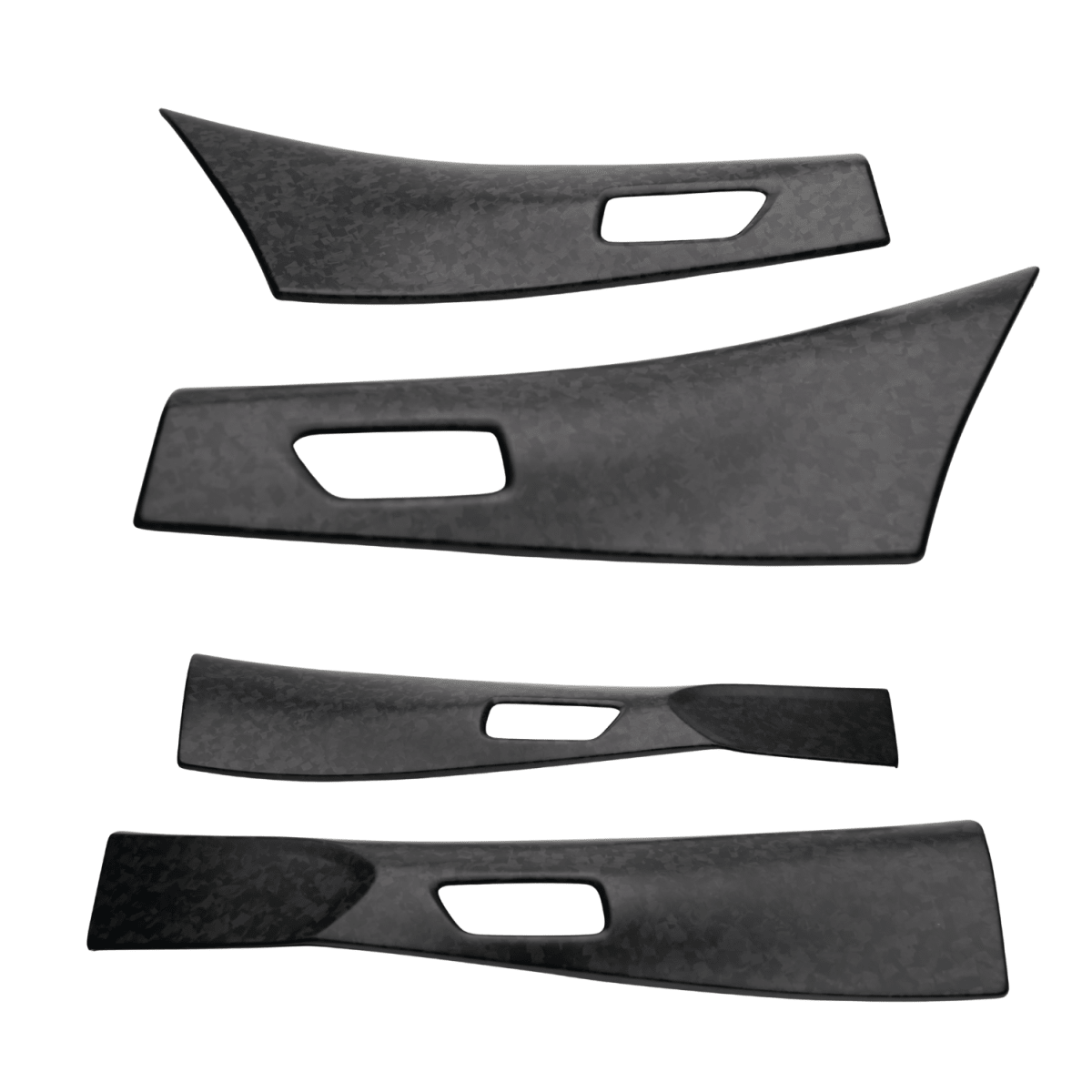 JDMuscle 23 - 26 Toyota GR Corolla Carbon Fiber Upper Door Trim (Front&Rear 4PCS) - JDMuscleTrim KitsJDM-E210-24162-63MFCMatte Forged Carbon Fiber