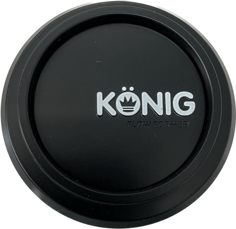 Konig Flow Formed Pop - in Center Cap - Heliogram/Neoform Black - JDMuscleSPKkngCAPFFPI5