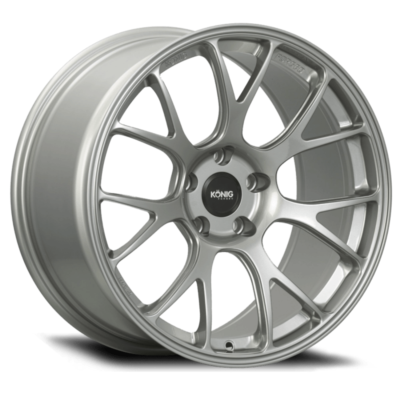Konig Forged F1M 18X9 5X130 ET46 Ash Silver Knurled Bead - JDMuscleSPKkngF1M9853046S