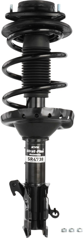 KYB Strut - Plus Front Right Suspension Strut and Coil Spring Assembly for Subaru Legacy 2015 - 2017 | kybSR4738 - JDMuscleSPK889522