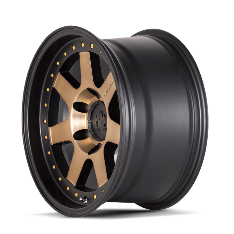 Mayhem 8300 Prodigy 17x9 / 5x114.3 BP / - 6mm Offset / 72.6mm Hub Matte Black w/ Bronze Tint Wheel - JDMuscleSPK517926