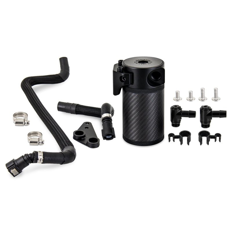 Mishimoto 2020+ Chevrolet Corvette C8 Baffled Oil Catch Can Kit (PCV Side) - Carbon Fiber | misMMBCC - C8 - 20PCF - JDMuscleSPK482782