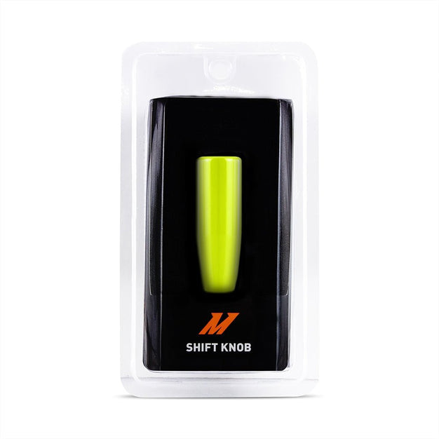 Mishimoto Tallboi Stainless Steel Shift Knob w/ Neon Yellow Finish Subaru Models | MMSK-NY1