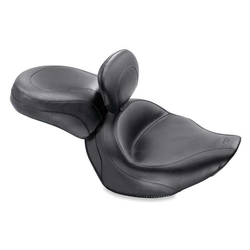 Mustang 06 - 15 Yamaha Roadliner, Stratoliner Wide Touring Recessed Passenger Seat - Black - JDMuscleShop the look 2mmp79455