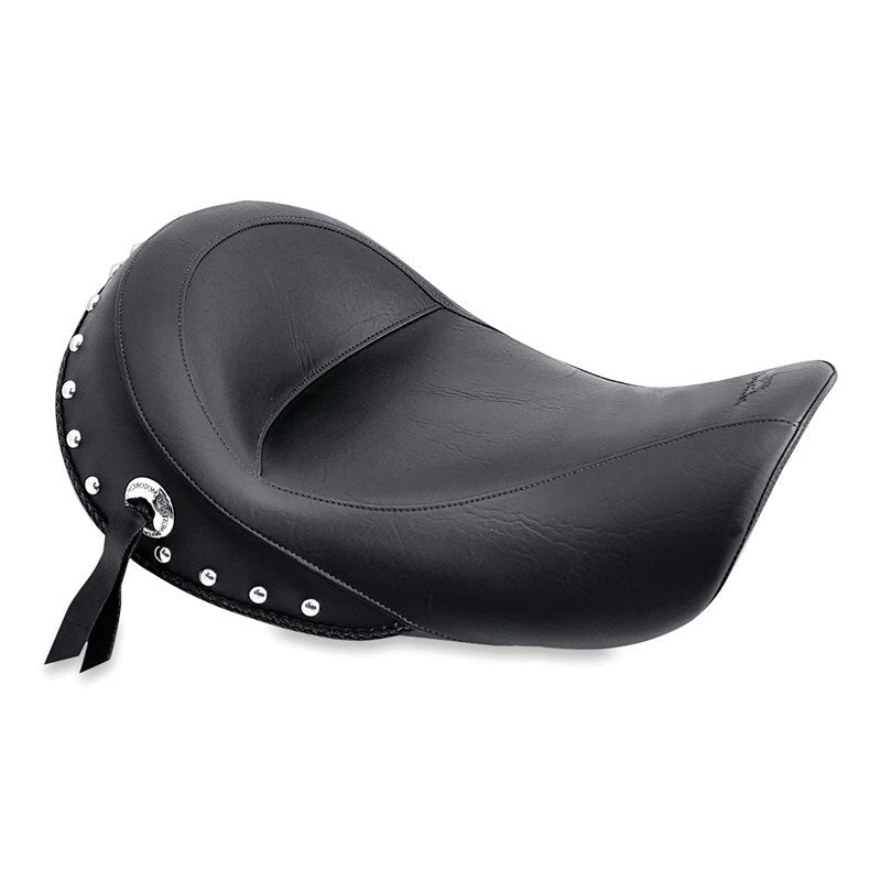 Mustang 06 - 17 Harley Dyna Standard Touring Solo Seat w/Studs - Black - JDMuscleShop the look 2mmp76106