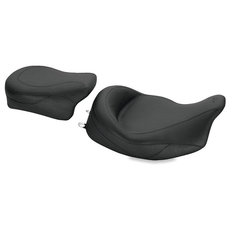 Mustang 08 - 21 Harley Electra Glide Std,Rd Glide,Rd King,Str Glide Super Touring Solo Seat - Black - JDMuscleShop the look 2mmp76067