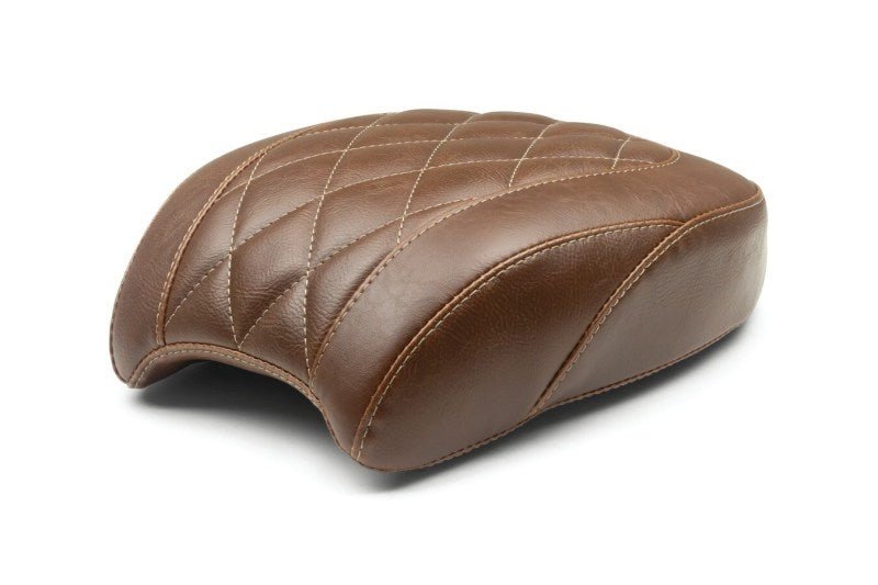Mustang 18 - 21 Harley Heritage Classic, Deluxe Wide Tripper Passenger Seat Diamond Stitch - Brown - JDMuscleShop the look 2mmp83006