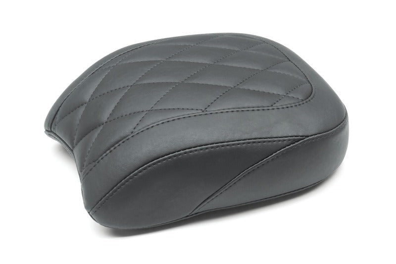 Mustang 18 - 21 Harley Low Rider, Sport Glide Wide Tripper Passenger Seat Diamond Stitch - Black - JDMuscleShop the look 2mmp83045
