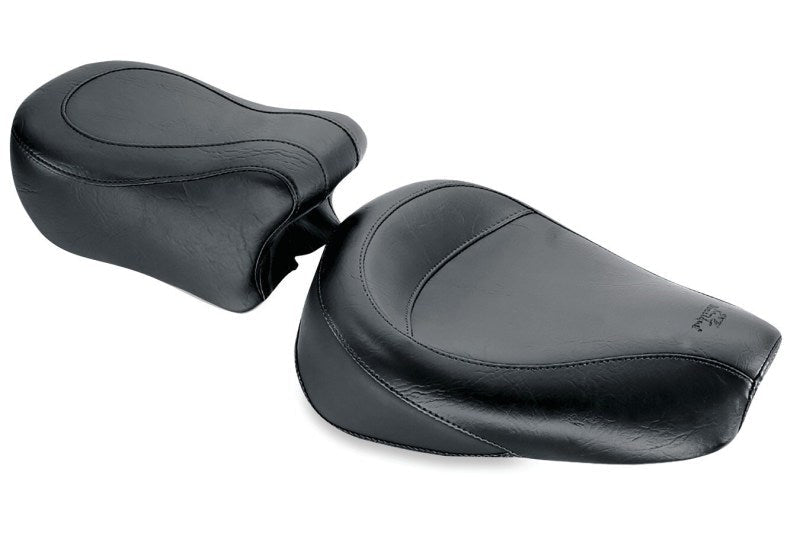 Mustang 82 - 03 Harley Sportster Standard Touring Solo Seat - Black - JDMuscleShop the look 2mmp75703