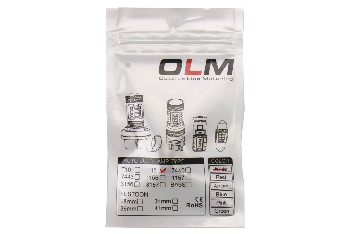 OLM Vision Circuit T15 White Bulb - JDMuscleOLMOLM-T15-WH-1