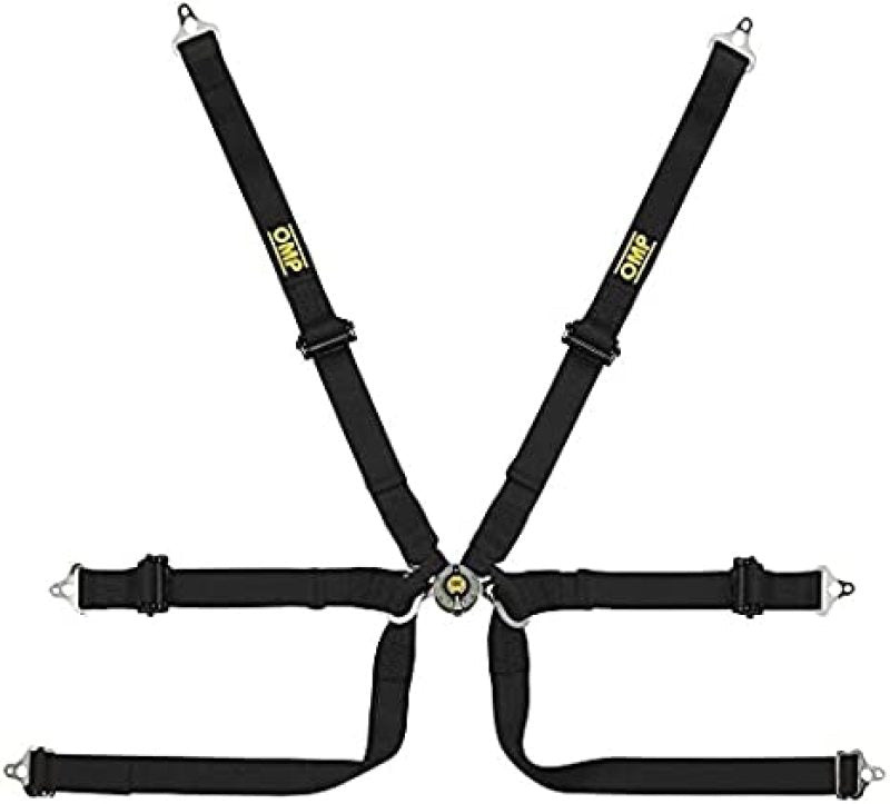 OMP Safety Harness Tecnica 2In Prot Black Pull Up - | Fia 8853 - 2016 - JDMuscleSPKompDA0-0206-A02-071