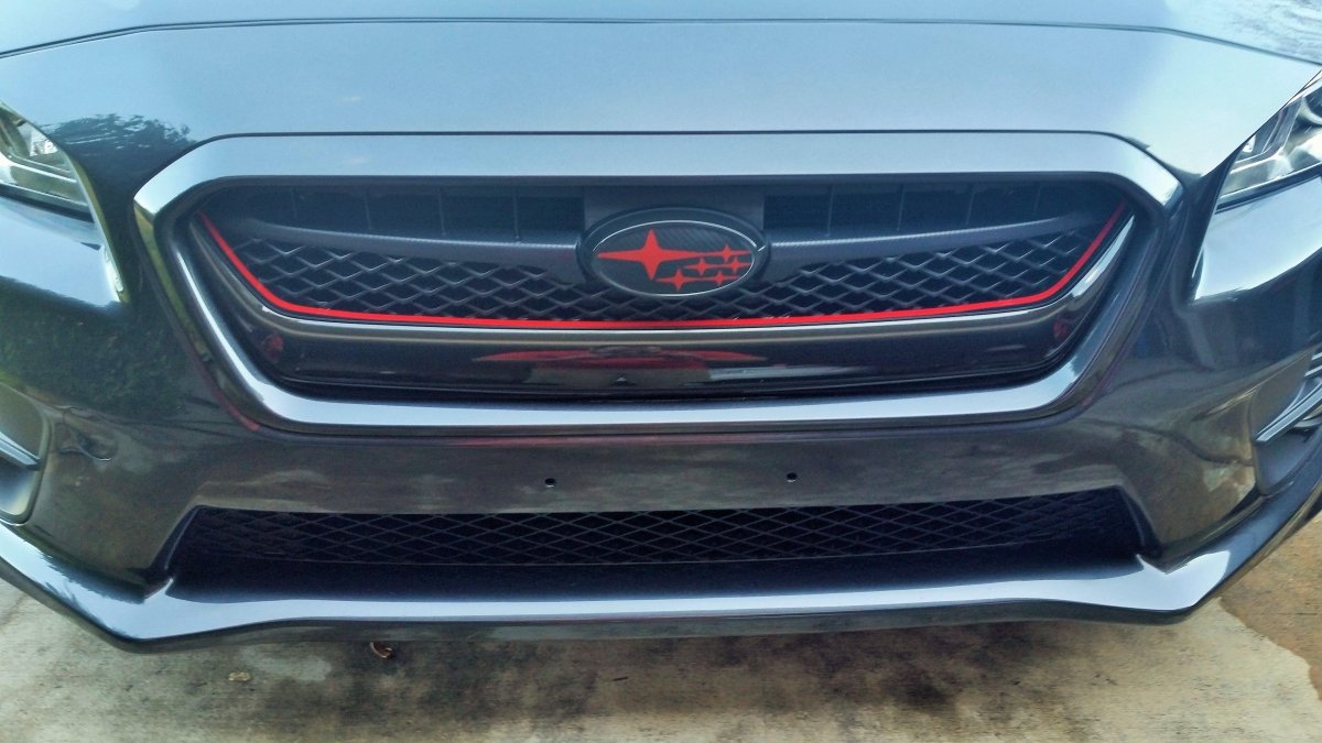 Original Grille Pinstripe - 2015 - 2017 WRX / STI - JDMusclePinstripes15WRXGRPINBLBlue
