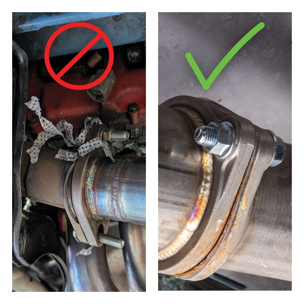 OVERTAKE Turbo to Downpipe Gasket - Subaru EJ Engine - JDMuscleGasketA10025