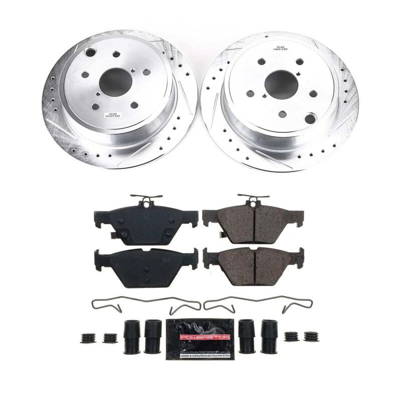 Power Stop 2021 WRX Rear Z23 Evolution Brake Kit - JDMuscleSPKpsbK9014