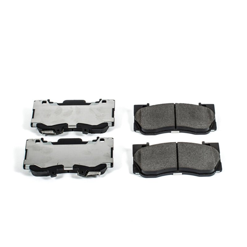 PowerStop Z26 Street Warrior Ceramic Brake Pads for 2015 - 2018 Ford Mustang Front - Extreme Stopping Power and Low Dust | psbZ26 - 1784 - JDMuscleSPK379239