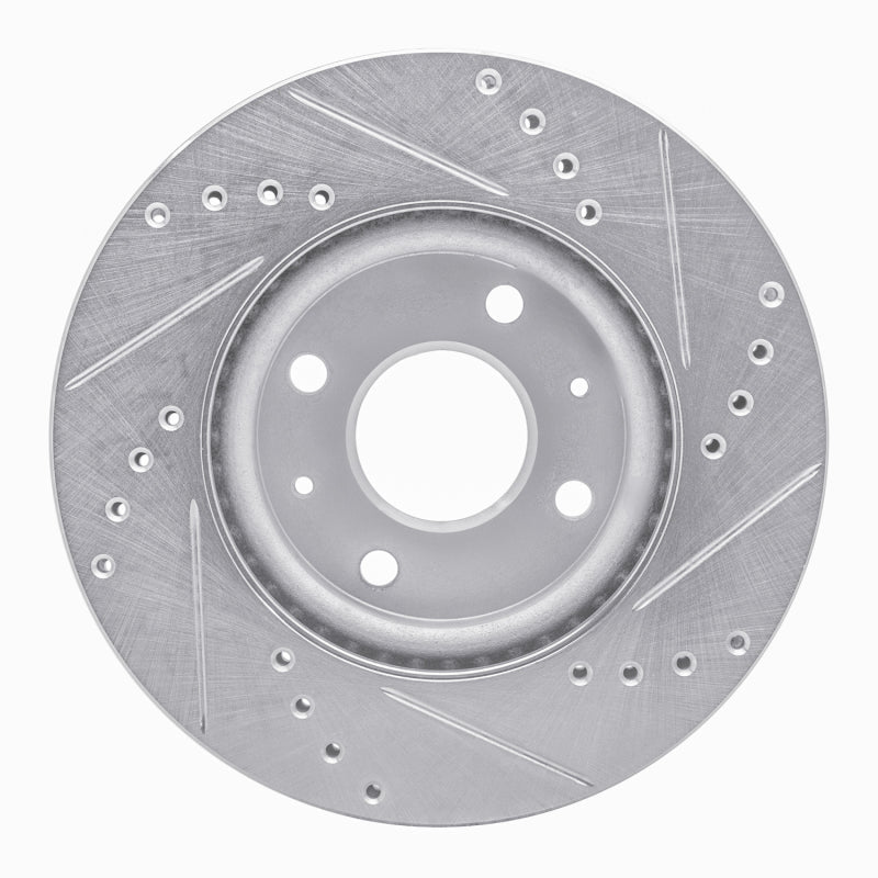 R1 Concepts Front Left Drilled & Slotted Silver Brake Rotor for 1975 - 1979 Toyota Corolla (US/Canada) - Part RNCEDZ - 76001L | rncEDZ - 76001L - JDMuscleSPK987455
