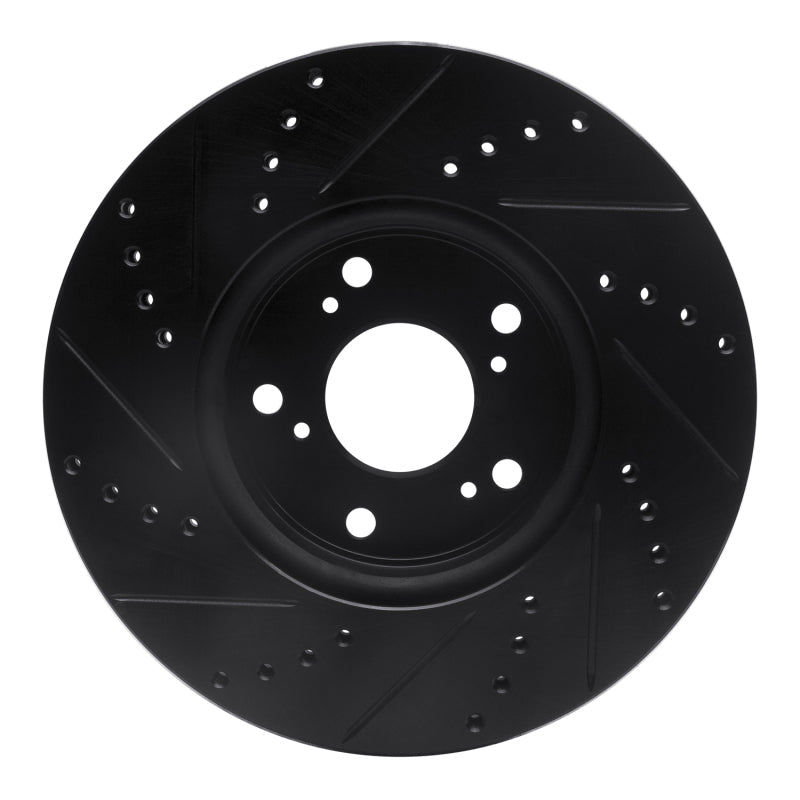 R1 Concepts Honda Accord Coupe Front Right Drilled & Slotted Brake Rotor RNC - ECB - 59039R | rncECB - 59039R - JDMuscleSPK975931
