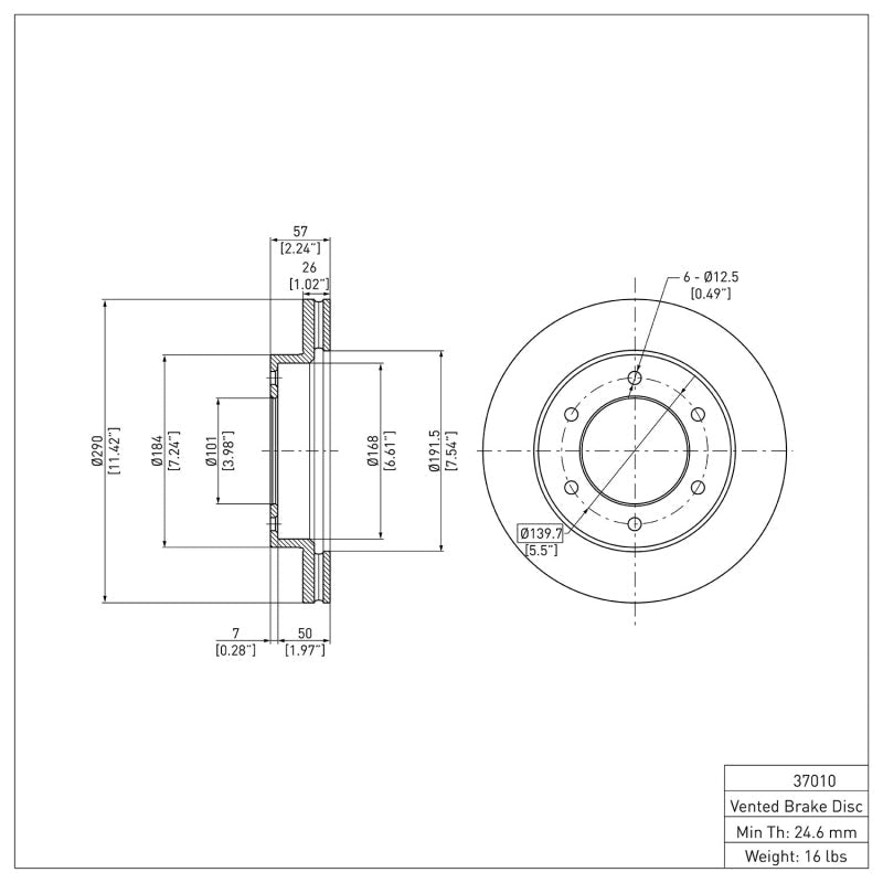 R1 Concepts Honda Passport Front Brake Rotor (2001 - 2004) - Premium Replacement Part | rncERE - 37010 - JDMuscleSPK977876