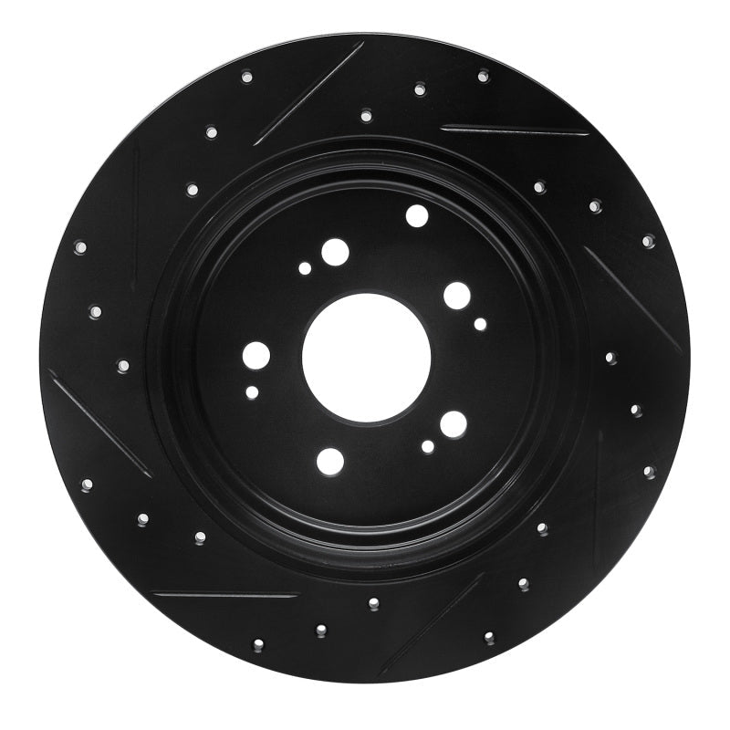 R1 Concepts Honda Ridgeline Rear Right Drilled & Slotted Brake Rotor (Part rncECB - 59052R) | rncECB - 59052R - JDMuscleSPK975951