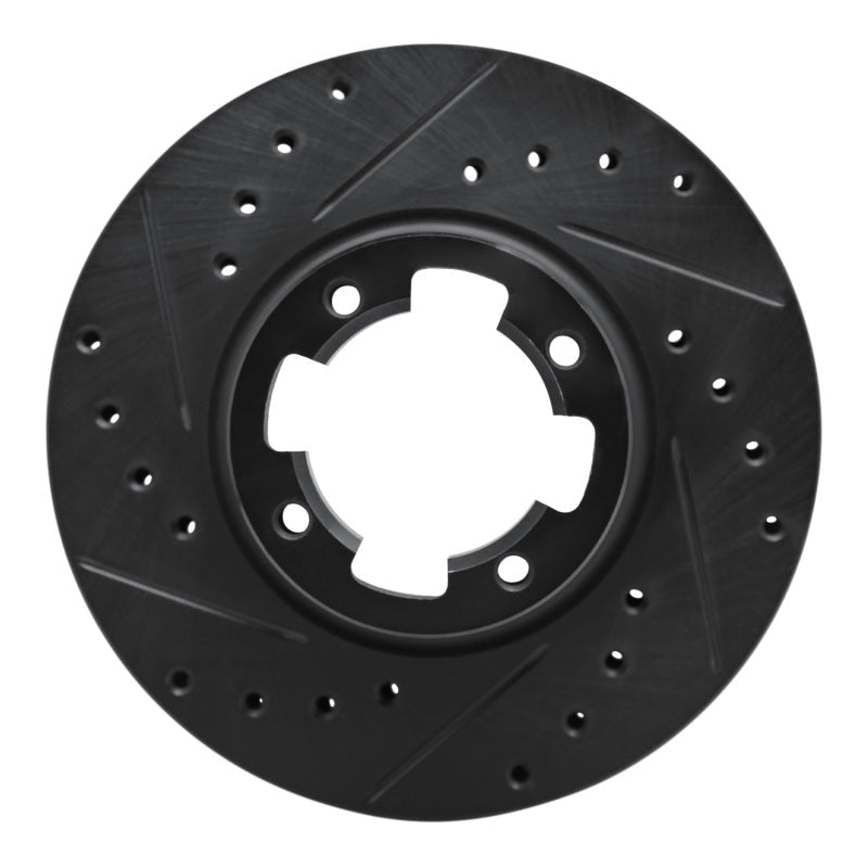 R1 Concepts Subaru GL Front Left Drilled & Slotted Brake Rotor - Model RNC - ECB - 13031L | rncECB - 13031L - JDMuscleSPK973648