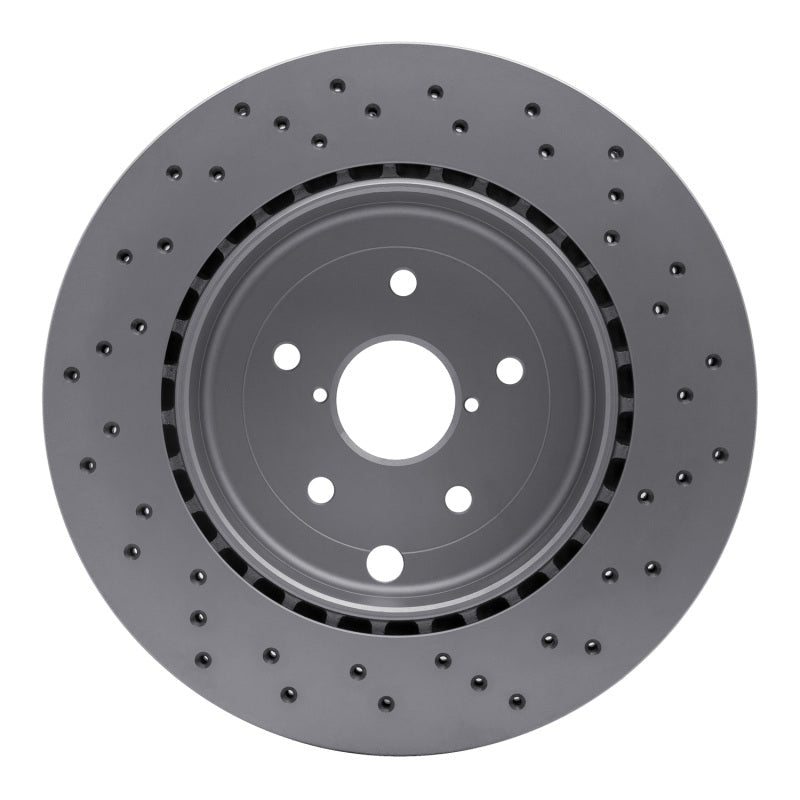 R1 Concepts Subaru WRX Rear Drilled GeoSPEC Coated Rotor (Years 2018 - 2025) | rncRXE - 13042 - JDMuscleSPK989235