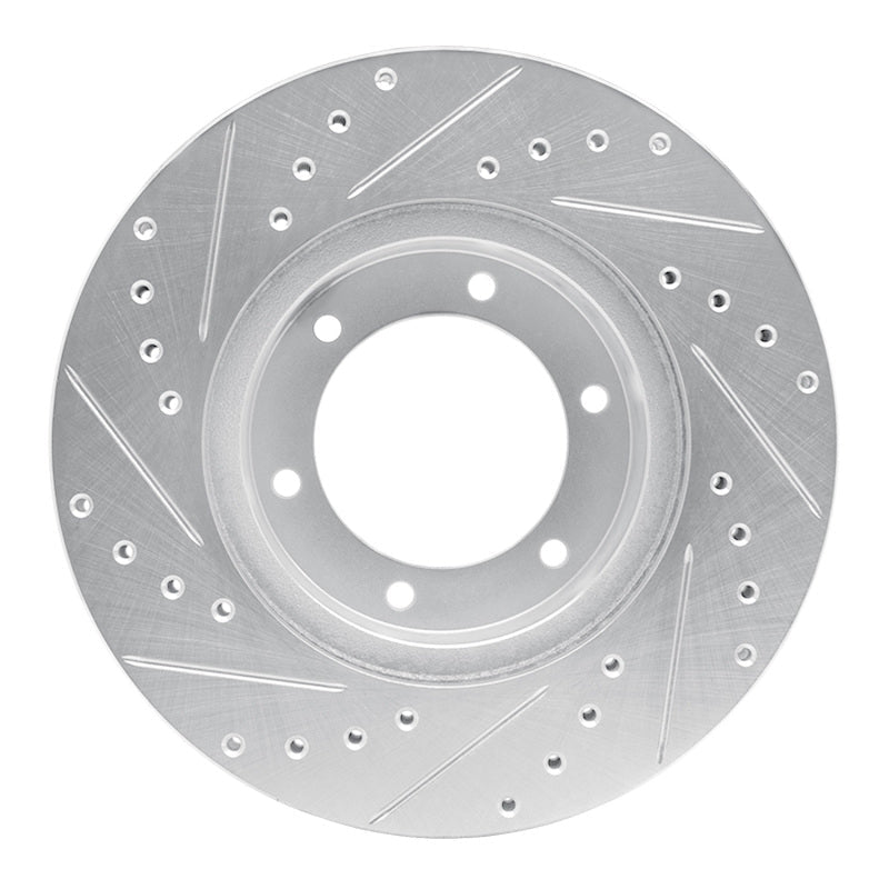 R1 Concepts Toyota 4Runner 1991 - 1998 Front Right Drilled & Slotted Silver Brake Rotor | rncEDZ - 76115R - JDMuscleSPK987628