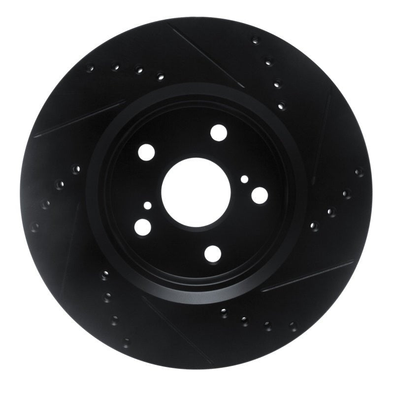 R1 Concepts Toyota C - HR Front Left Drilled & Slotted Brake Rotor (2018 - 2022) | rncECB - 76153L - JDMuscleSPK983745