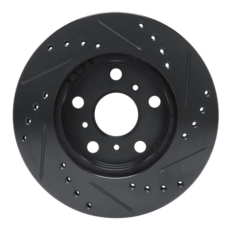 R1 Concepts Toyota Camry Front Left Drilled & Slotted Brake Rotor (1983 - 1986) | rncECB - 76016L - JDMuscleSPK983659