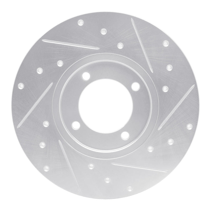 R1 Concepts Toyota Celica 1976 - 1981 Front Left Drilled & Slotted Silver Brake Rotor - Part RNCEDZ - 76007L | rncEDZ - 76007L - JDMuscleSPK987465