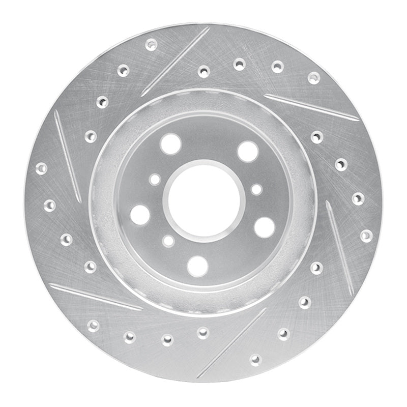 R1 Concepts Toyota Celica Front Right Drilled & Slotted Silver Brake Rotor – Part Number RNCEDZ - 76027R | rncEDZ - 76027R - JDMuscleSPK987498