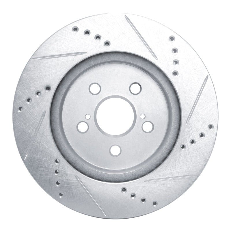 R1 Concepts Toyota Corolla (Mexico) Front Left Drilled & Slotted Silver Brake Rotor - Part RNCEDZ - 76155L | rncEDZ - 76155L - JDMuscleSPK987673