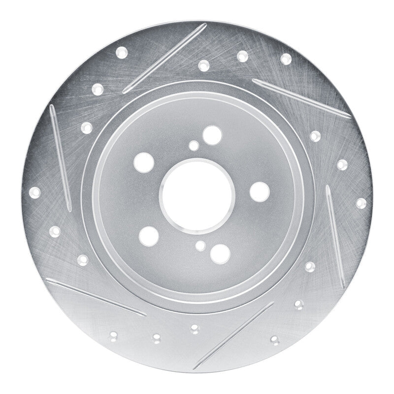 R1 Concepts Toyota Corolla (Mexico) Rear Right Drilled & Slotted Silver Brake Rotor (Part rncEDZ - 76156R) | rncEDZ - 76156R - JDMuscleSPK987676