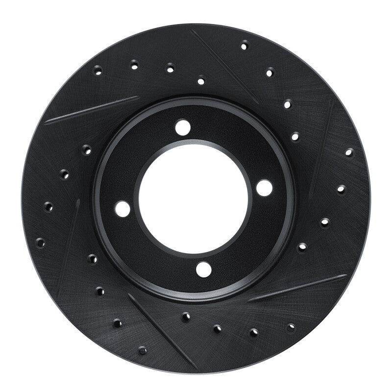 R1 Concepts Toyota Cressida Front Right Drilled & Slotted Black Brake Rotor – Part RNC - EB - 76015R | rncECB - 76015R - JDMuscleSPK983658