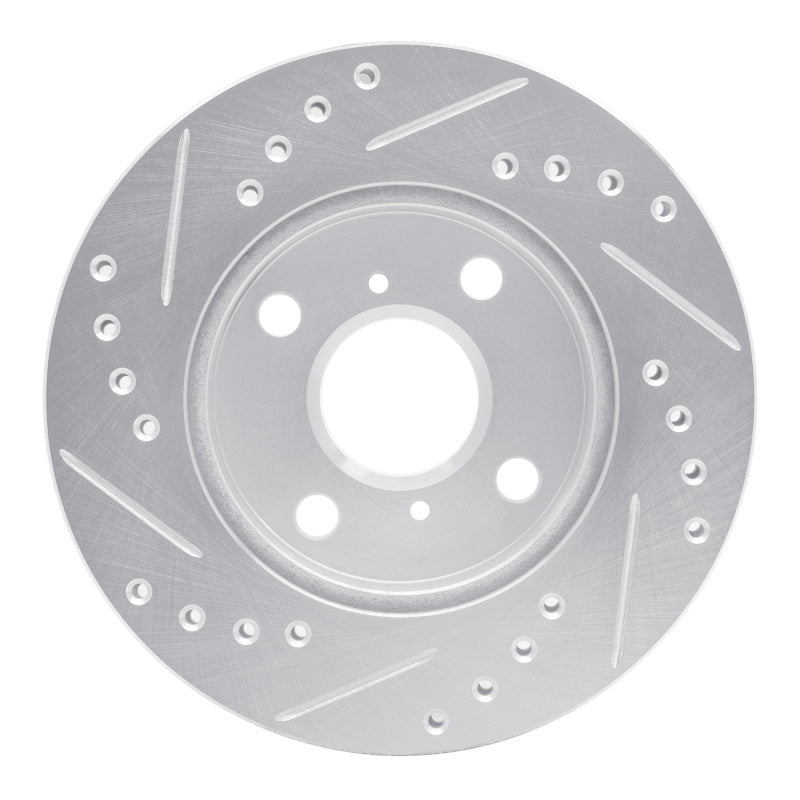 R1 Concepts Toyota Echo 1999 - 2005 Front Right Drilled & Slotted Silver Brake Rotor - Part rncEDZ - 76070R | rncEDZ - 76070R - JDMuscleSPK987562