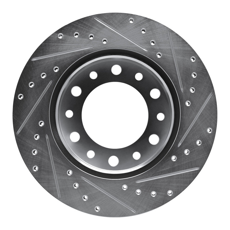 R1 Concepts Toyota Land Cruiser Front Left Drilled & Slotted Silver Brake Rotor (Part rncEDZ - 76169L) | rncEDZ - 76169L - JDMuscleSPK987689