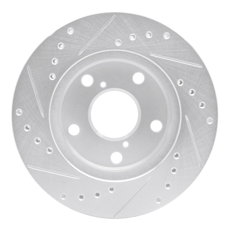 R1 Concepts Toyota MR2 1991 - 1995 Front Right Drilled & Slotted Silver Brake Rotor | rncEDZ - 76047R - JDMuscleSPK987534
