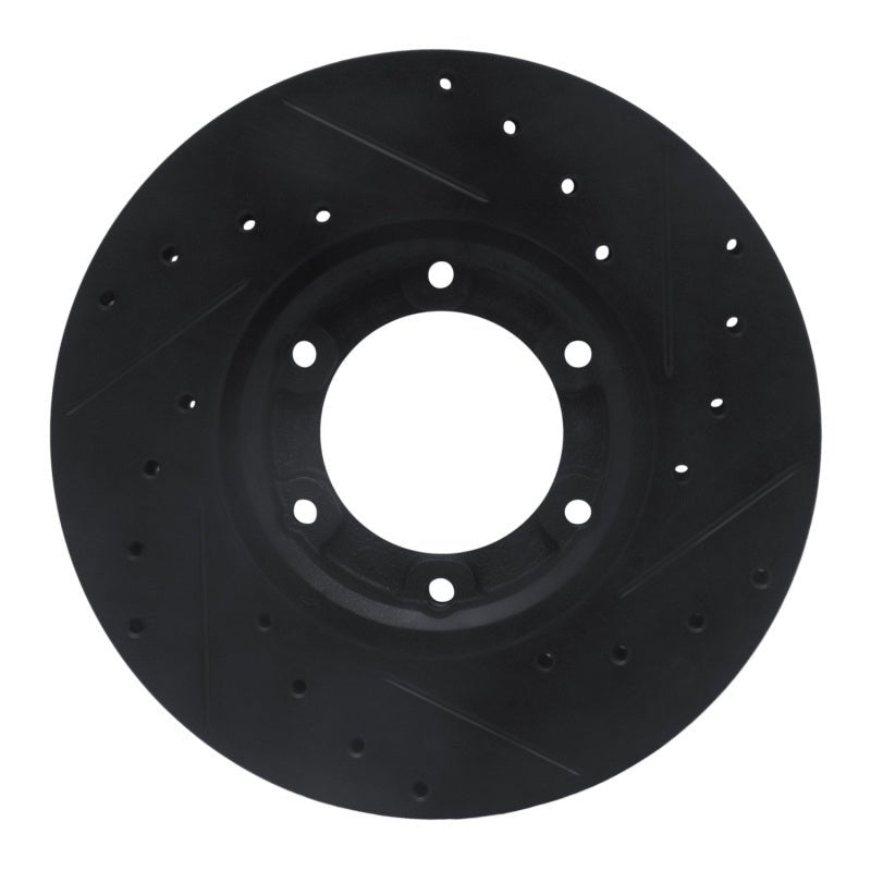R1 Concepts Toyota Pickup Front Left Drilled & Slotted Brake Rotor (1987 - 1988) | rncECB - 76105L - JDMuscleSPK983719