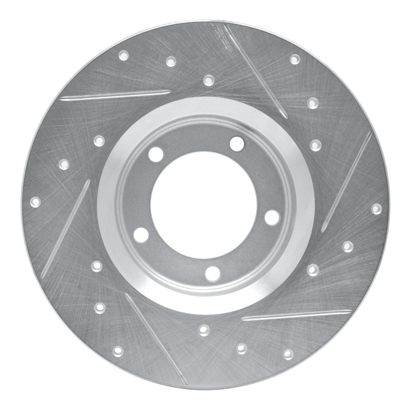 R1 Concepts Toyota Pickup Front Left Drilled & Slotted Silver Brake Rotor (1980 - 1983) | rncEDZ - 76092L - JDMuscleSPK987585