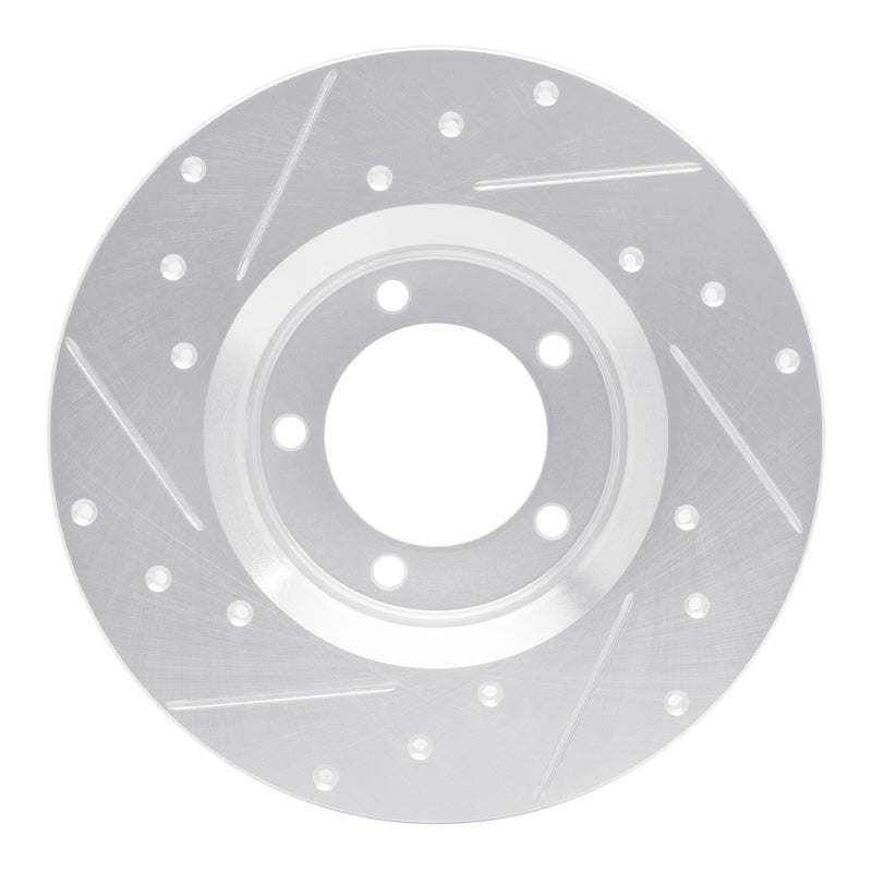 R1 Concepts Toyota Pickup Front Right Drilled & Slotted Silver Brake Rotor (75 - 83) | rncEDZ - 76092R - JDMuscleSPK987586