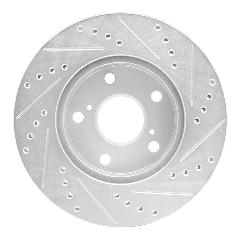 R1 Concepts Toyota Previa Front Left Drilled & Slotted Silver Brake Rotor (Part rncEDZ - 76111L) | rncEDZ - 76111L - JDMuscleSPK987619