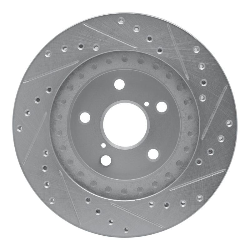 R1 Concepts Toyota RAV4 Front Left Drilled & Slotted Silver Brake Rotor - Part rncEDZ - 76122L | rncEDZ - 76122L - JDMuscleSPK987637